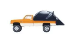 GMC Sierra Lifted, orange/beige, 1986, 1:64, Greenlight