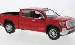 GMC Sierra 1500 SLT Crew Cab, rot, 2019, 1:24, Motormax