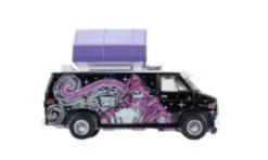GMC Vandura, schwarz/violett, 1978, 1:64, Greenlight