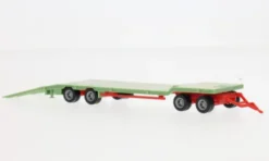Goldhofer TU4-Anhänger, grün/rot, 1:87, Herpa