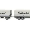 Hanomag Henschel Pritschenhängerzug, 1969, Friderici, 1:87, Wiking