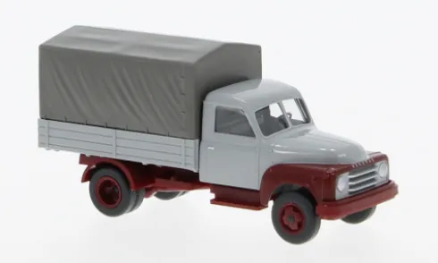 Hanomag L28, hellgrau/dunkelrot, 1950, 1:87, Wiking
