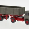Hanomag-Henschel Hinterkippersattelzug, grau, 1969, 1:87, Wiking
