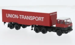 Hanomag Henschel F 221 S Koffer-SZ, 1969, Union Transport, 1:87, Brekina