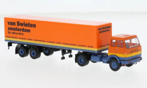 Hanomag Henschel F 161 S Koffer-SZ, 1969, van Swieten, 1:87, Brekina