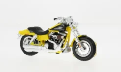 Harley Davidson CVO Fat Bob, gelb/schwarz, 2009, 1:18, Maisto