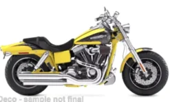 Harley Davidson CVO Fat Bob, gelb, 2009, 1:18, Maisto