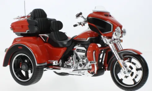 Harley Davidson CVO Tri-Glide Ultra, orange, 2021, 1:12, Maisto