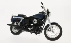 Harley Davidson Dyna Super Glide Sport, blau, 2003, 1:12, Maisto