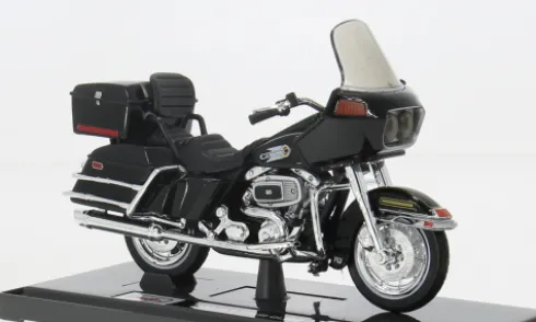 Harley Davidson FLT Tour Glide, schwarz, 1988, 1:18, Maisto