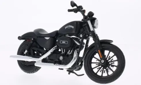 Harley Davidson Sportster Iron 883, schwarz, 2014, 1:12, Maisto