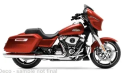 Harley Davidson Street Glide, rot, 2024, 1:18, Maisto