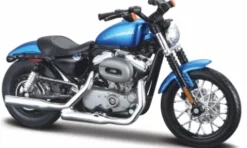 Harley Davidson XL 1200N Nightster, blau, 2012, 1:18, Maisto