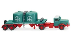 Henschel Chemikaliensattelzug, 1955, Quarzwerke, 1:87, Wiking