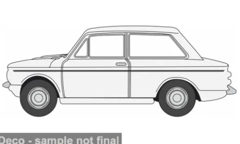 Hillman Imp, weiss, 1:76, Oxford