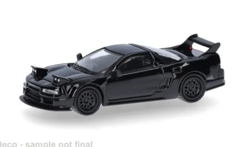 Honda NSX mit austauschbaren Scheinwerfern, schwarz, 1:87, Micro City 87