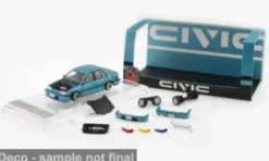 Honda Civic (EF2), blau, 1991, 1:64, BM Creations