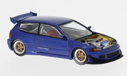 Honda Civic (EG6) by Pandem, blau, 1:64, Pop Race