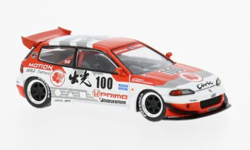 Honda Civic EG6 v1.5, #100, 1:64, Pop Race