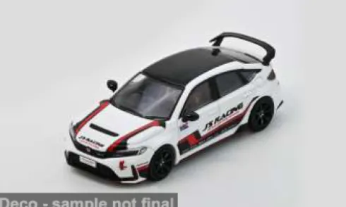 Honda Civic (FL-5), weiss/schwarz, J'S Racing, 1:64, INNO64