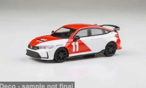 Honda Civic Type R (FL5), orange/weiss, 2025, 1:64, Para64