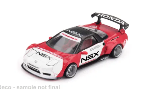 Honda NSX Kaido Racing V1, rot/weiss, 1990, 1:64, Mini GT