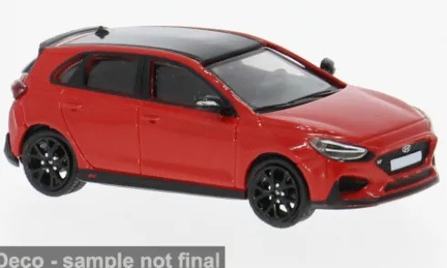 Hyundai i30 N, dunkelrot, 2021, 1:87, PCX87