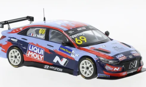 Hyundai Elantra N TCR, WTCR, Deutschland, 2021, Engstler Hyundai N Liqui Moly Racing Team, Liqui Moly, #69, J-K.Vernay, 1:43, IXO