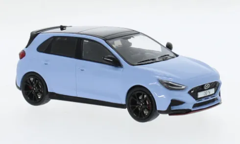 Hyundai i30 N, hellblau, 2022, 1:43, IXO