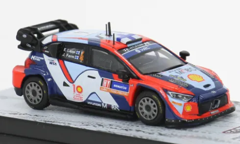 Hyundai i20 N Rally1 Hybrid, Rally Schweden, 2024, #10, E.Lappi/J.Ferm, 1:64, Tarmac Works