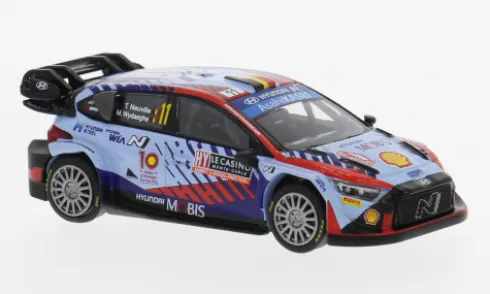 Hyundai i20 N Rally1 Hybrid, Rally Monte Carlo, 2024, #11, T.Neuville/M.Wydaeghe, 1:64, Mini GT