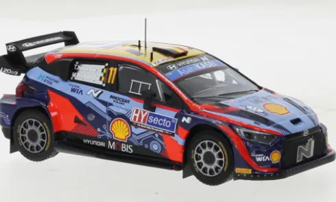 Hyundai i20 N Rally1, Rallye WM, Rallye Finnland, 2022, #11, T.Neuville/M.Wydaeghe, 1:43, IXO