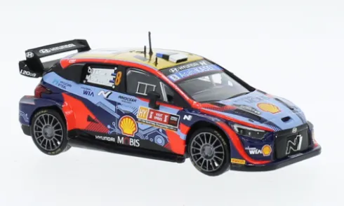 Hyundai i20 N Rally1, Rallye WM, Rally Ypern, 2022, #8, O.Tanak/M.Järveoja, 1:43, IXO