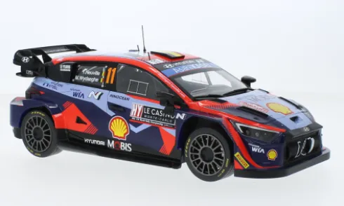 Hyundai i20 N Rally1, Rallye WM, Rallye Monte Carlo, 2023, #11, T.Neuville/M.Wydaeghe, 1:18, IXO