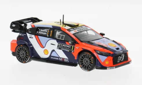 Hyundai i20 N Rally1, WRC, Rally Monte Carlo, 2025, #1, T.Neuville/M.Wydaeghe, 1:43, IXO