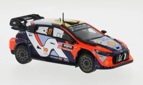 Hyundai i20 N Rally1, WRC, Safari Rallye Kenia, 2024, #11, T.Neuville/M.Wydaeghe, 1:43, IXO