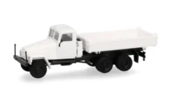 IFA G5 Dreiseitenkipper, weiss, 1:87, Herpa MiniKit