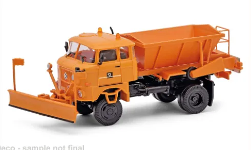 IFA W50 LA D 035, 1988, Leipziger Stadtreinigung Winterdienst, 1:87, Espewe