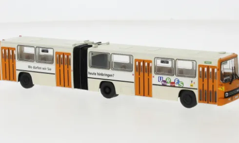Ikarus 280.02, 1990, BVG - Eigenwerbung, 1:87, Brekina