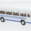 Ikarus 255.71, weiss/blau, 1972, 1:87, Brekina