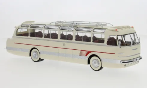 Ikarus 55-53, weiss/dunkelrot, 1953, 1:43, Premium ClassiXXs