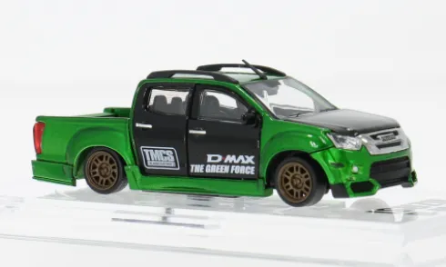 Isuzu D-Max, grün, 2018, 1:64, BM Creations