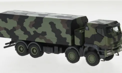 Iveco Trakker 8x8 geschützt, oliv/Dekor, 1:87, Herpa Military