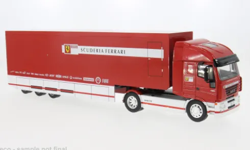 Iveco Stralis Koffer-SZ, 2000, Ferrari, 1:43, IXO
