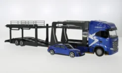 Iveco S-Way 570, silber/blau, 1:43, Bburago