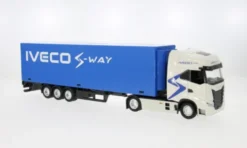 Iveco S-Way 570, silber/blau, 1:43, Bburago