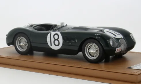 Jaguar C-Type, 24h Le Mans, 1953, Jaguar Racing, #18, T.Rolt/D.Hamilton, 1:18, Tecnomodel
