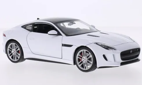 Jaguar F-Type Coupe, weiss/schwarz, 1:24, Welly