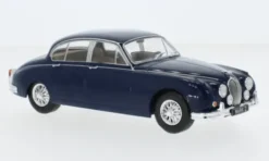 Jaguar MK II, dunkelblau, 1960, 1:24, WhiteBox