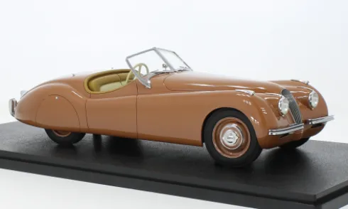 Jaguar XK120 OTS, hellbraun, 1948, 1:18, Cult Scale Models